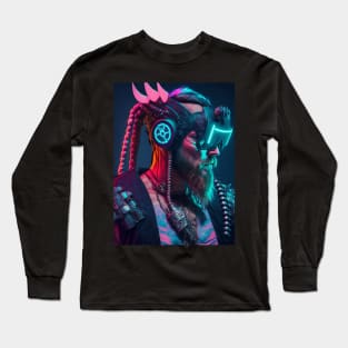 Viking Cyberpunk Long Sleeve T-Shirt